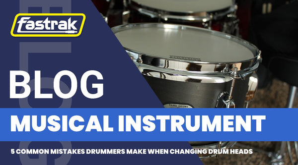 5 Common Mistakes Drummers Make When Changing Drum Heads