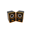 Mikuso 2.0 dual speaker Black/Orange [SPK-049 BK/OR]
