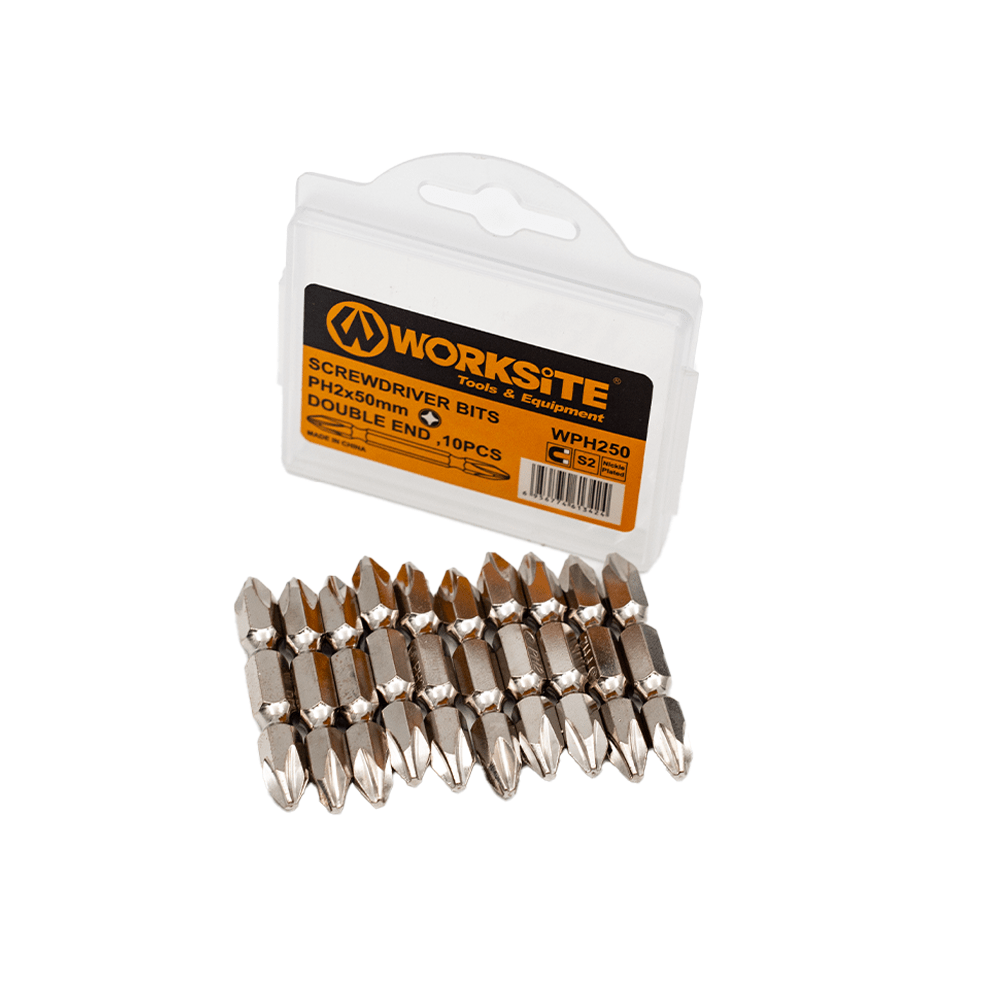 Worksite WPH225 Double-Ended PH2 Screwdriver Bit | FTS SA – Fastrak