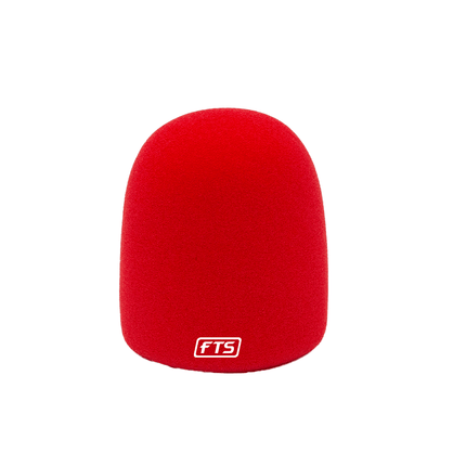 FTS D - 01 - R Microphone Windshield (Red) - Fastrak