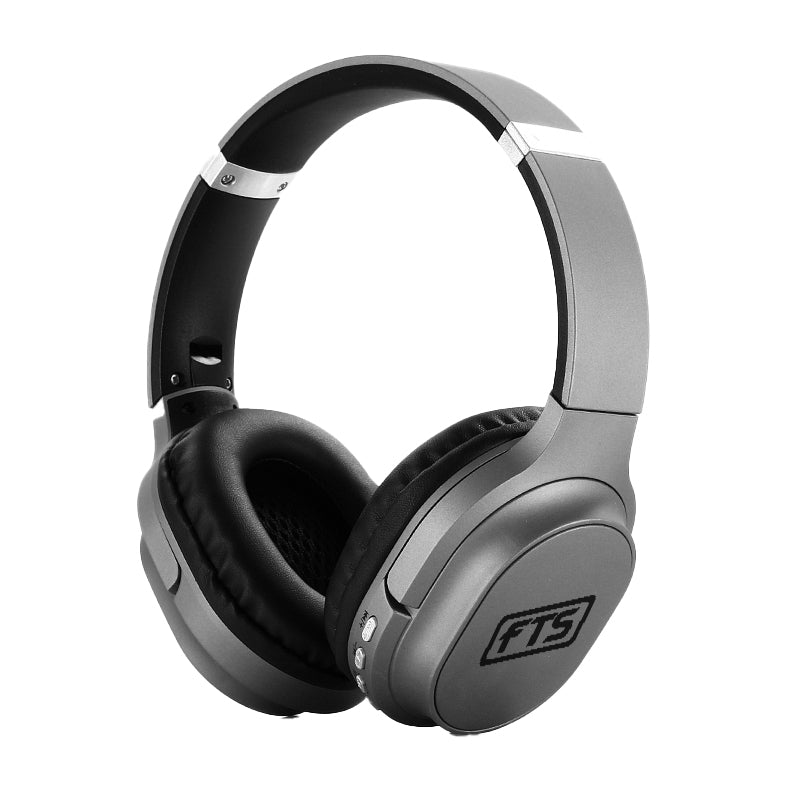 FTS KD39 Over-Ear Wireless Headphones (Silver) | Fastrak