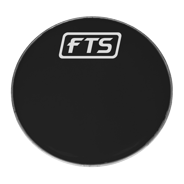 FTS 22" Black Drum Head 0.25mm - fastrak-sa (2026946363459)