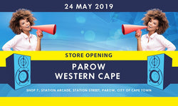 New electronics and music instrument store opening in Parow, Western Cape. 