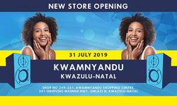 New electronics and music instrument store opening in Umlazi, KwaZulu-Natal. 