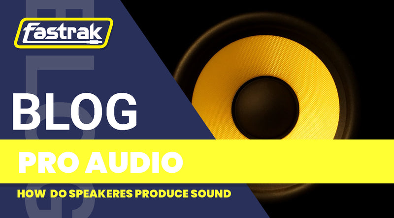 How do speakers produce sound?