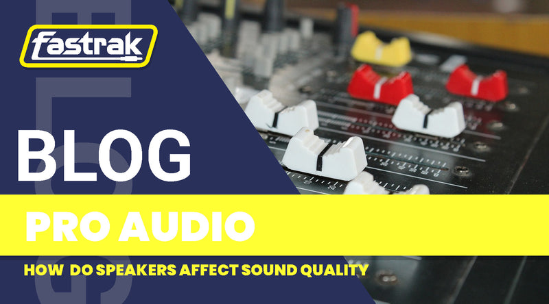 How do speakers affect sound quality?