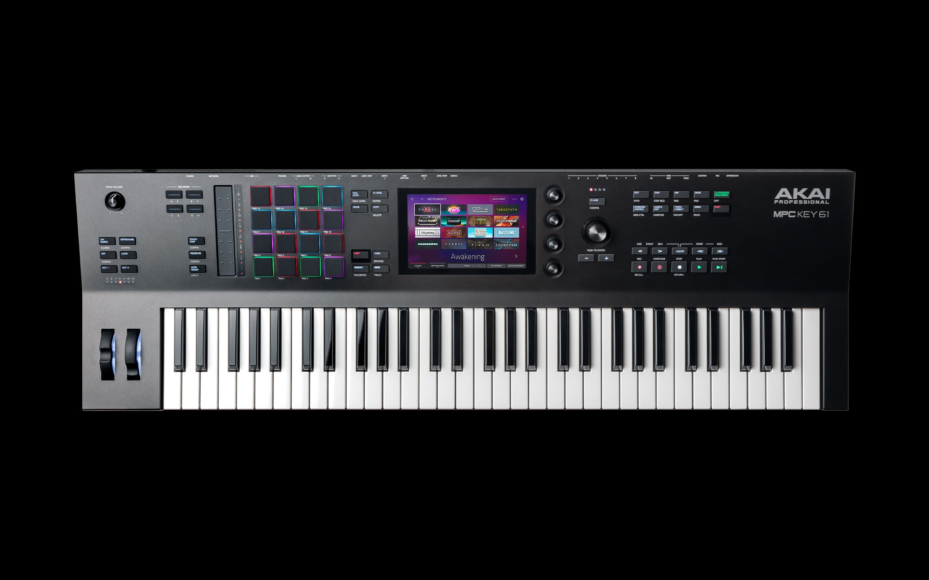 AKAI PROFESSIONAL® ANNOUNCES ITS FIRST STANDALONE PRODUCTION KEYBOARD SYNTHESIZER, MPC KEY 61 - Fastrak