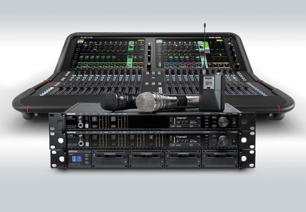 ALLEN & HEATH AVANTIS INTEGRATES SHURE WIRELESS CONTROL - Fastrak
