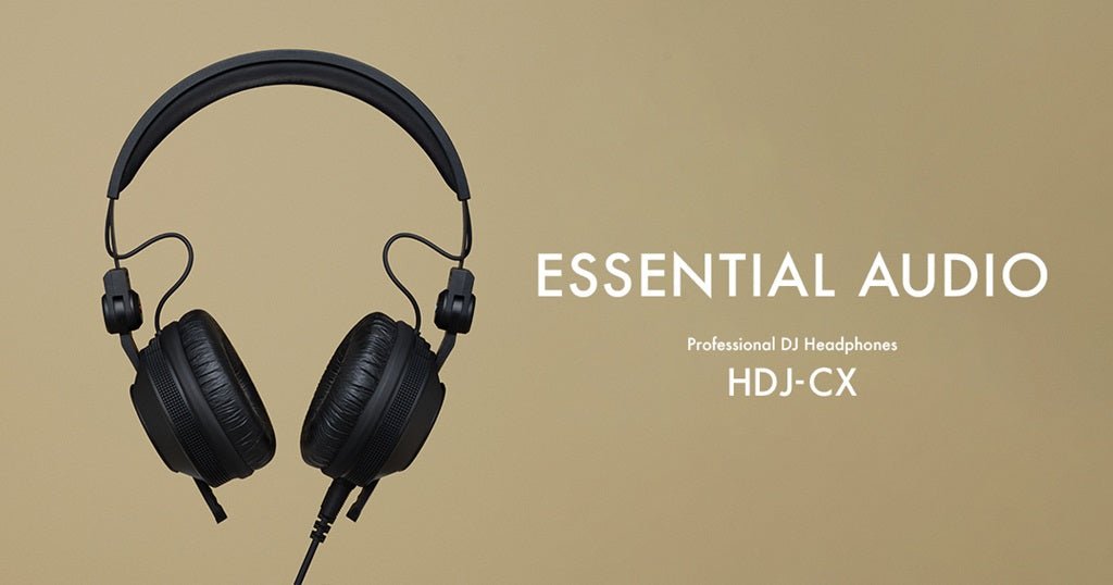 Essential Audio: Introducing the HDJ-CX professional on-ear DJ headphones - Fastrak