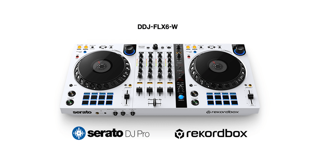 Introducing the limited-edition DDJ-FLX6-W with stylish matte white finish - Fastrak