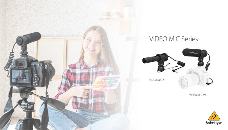 Behringer New Product Release: VIDEO MIC Series | Behringer