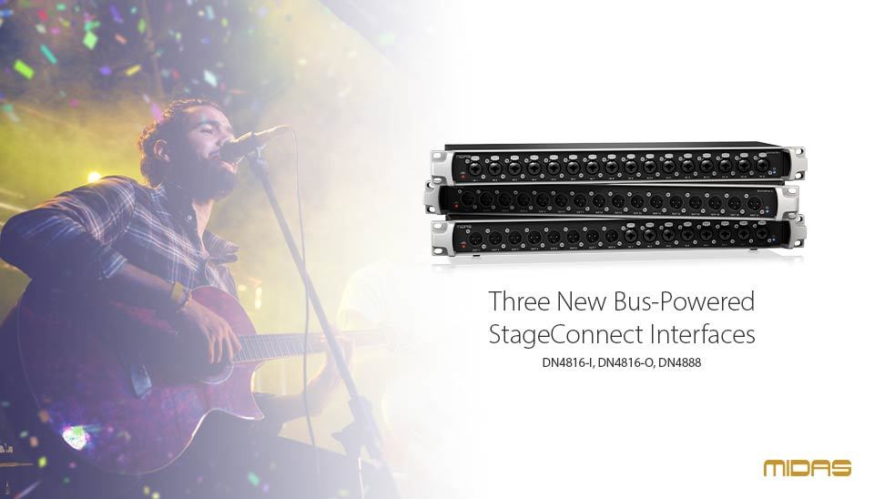 Midas New Product Release: StageConnect Series - Fastrak