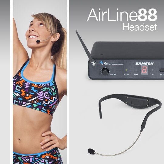 NAMM 2016 PRESS RELEASE: SAMSON LAUNCHES ITS AIRLINE 88 Headset Micro Headset UHF Wireless System For Active Performers and Fitness Instructors - Fastrak