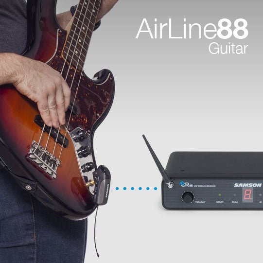 NAMM 2016 PRESS RELEASE: Samson's AirLine 88 Guitar UHF Wireless System, True Wireless Freedom For Guitars/Stringed Instruments - Fastrak