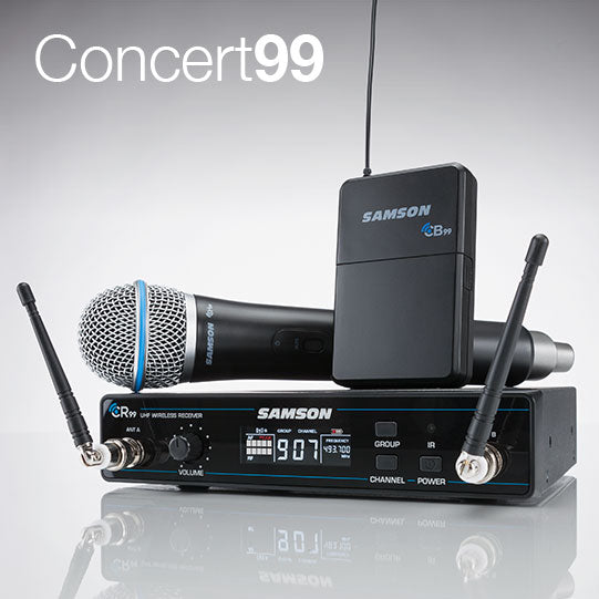 NAMM 2016 PRESS RELEASE: Samson's Frequency-Agile Concert 99 System Offers Roadworthy Wireless Freedom