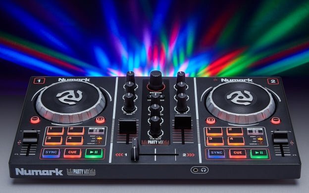 NUMARK’S® PARTY MIX DJ CONTROLLER WITH BUILT IN LIGHT SHOW NOW INCLUDES SERATO DJ LITE SOFTWARE - Fastrak