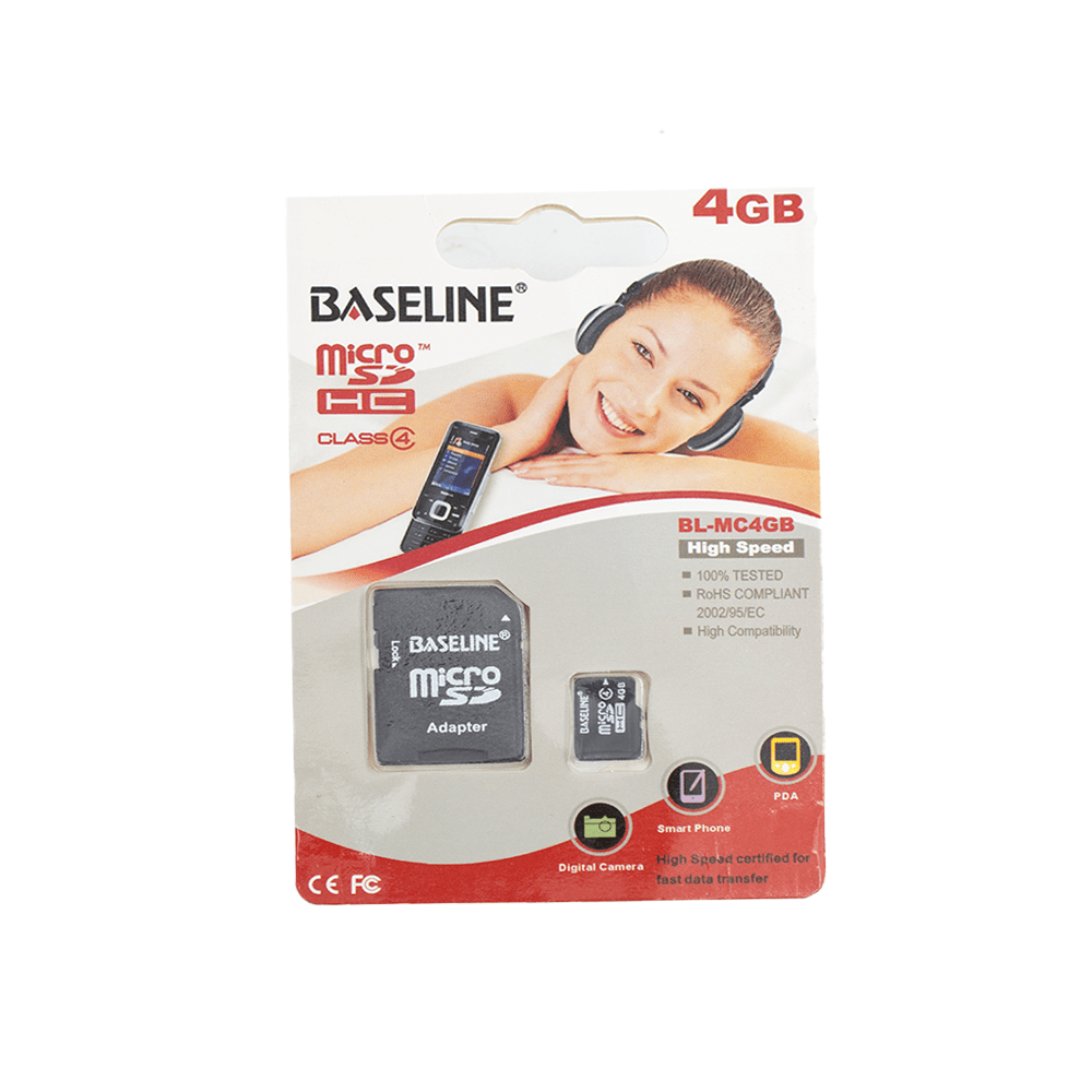 Baseline Micro SD Cards [BLRP - MC4GB] - Fastrak