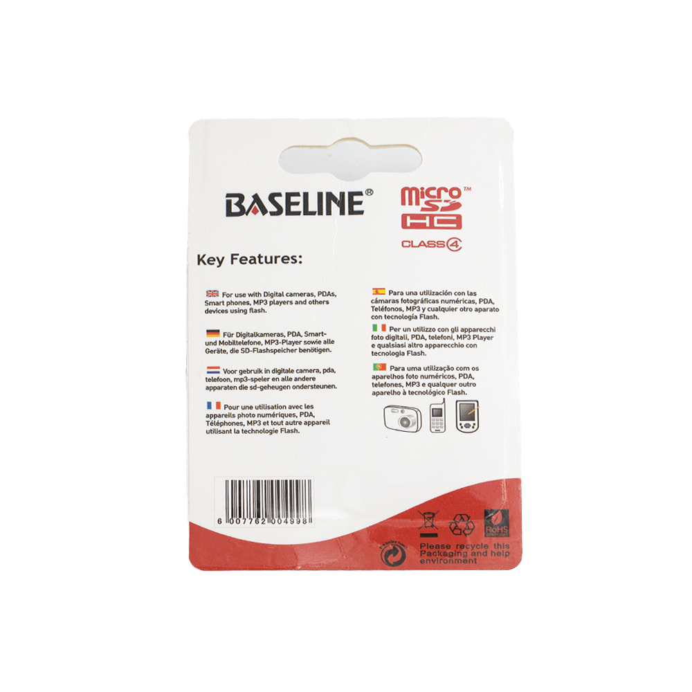 Baseline Micro SD Cards [BLRP - MC4GB] - Fastrak
