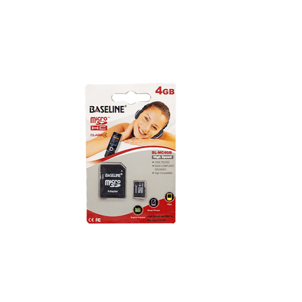 Baseline Micro SD Cards [BLRP - MC4GB] - Fastrak
