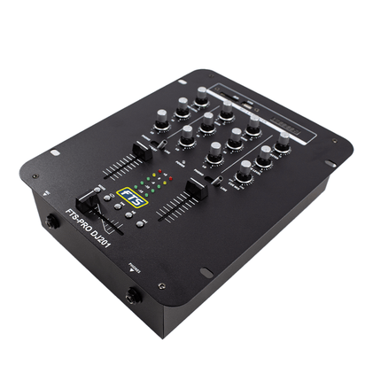 FTS PRO DJ201 2 Channel DJ Mixer - Fastrak