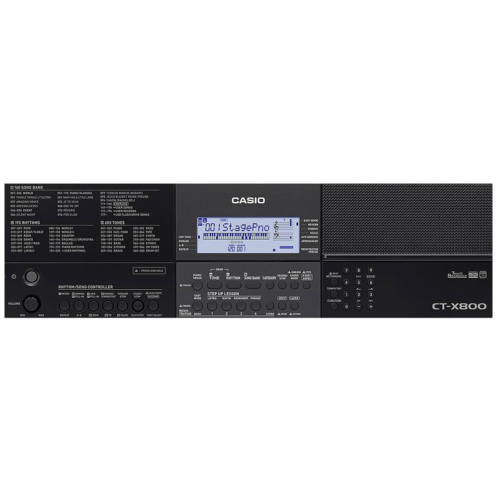 Casio 61 KEY 600 TONE PITCH BEND [CT - X800] - Fastrak