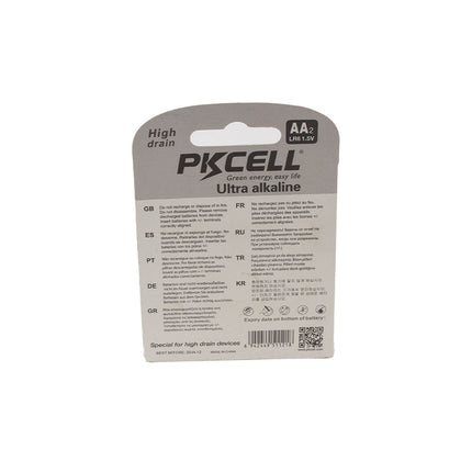 PKCell 1.5V AA Battery Alkaline [LR6 - 2B] - Fastrak
