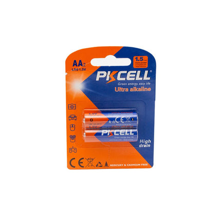 PKCell 1.5V AA Battery Alkaline [LR6 - 2B] - Fastrak