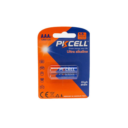PKCELL 1.5V AAA Alkaline Battery [LR03 - 2B] - Fastrak
