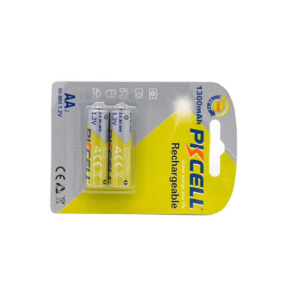 Ni - MH AA Battery 1300mAh - 2B 2Pcs 1.2V - Fastrak