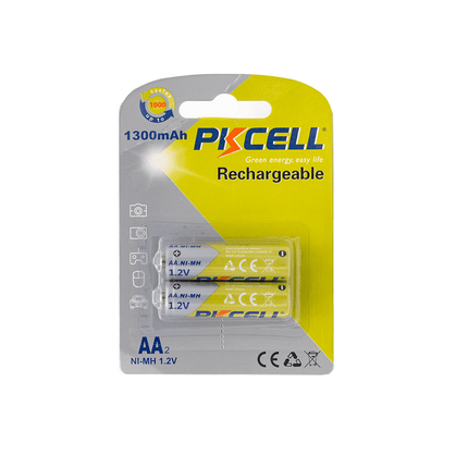 Ni - MH AA Battery 1300mAh - 2B 2Pcs 1.2V - Fastrak