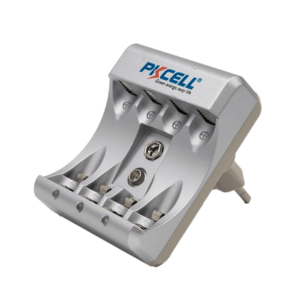 PKCELL 8174 Battery Charger For 2Pc /4Pc AA, AAA, 1Pc - Fastrak