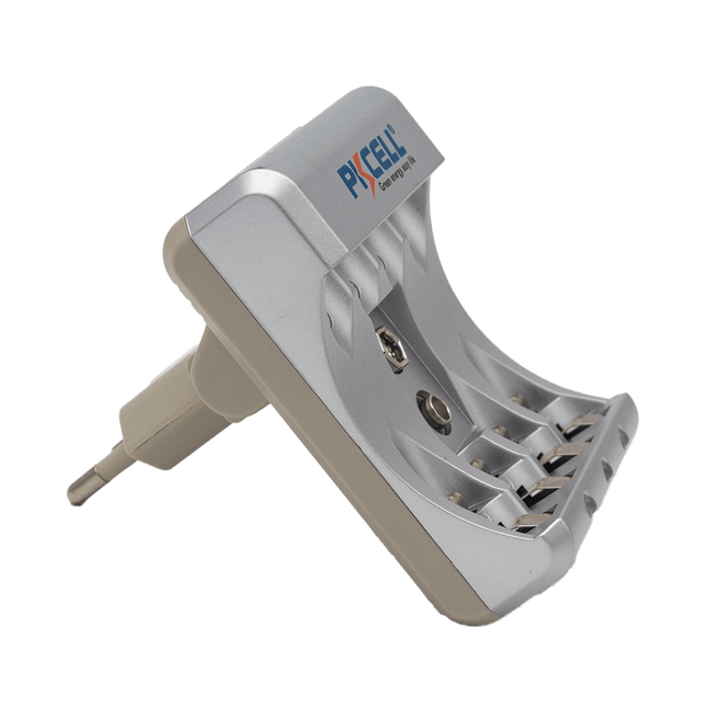 PKCELL 8174 Battery Charger For 2Pc /4Pc AA, AAA, 1Pc - Fastrak