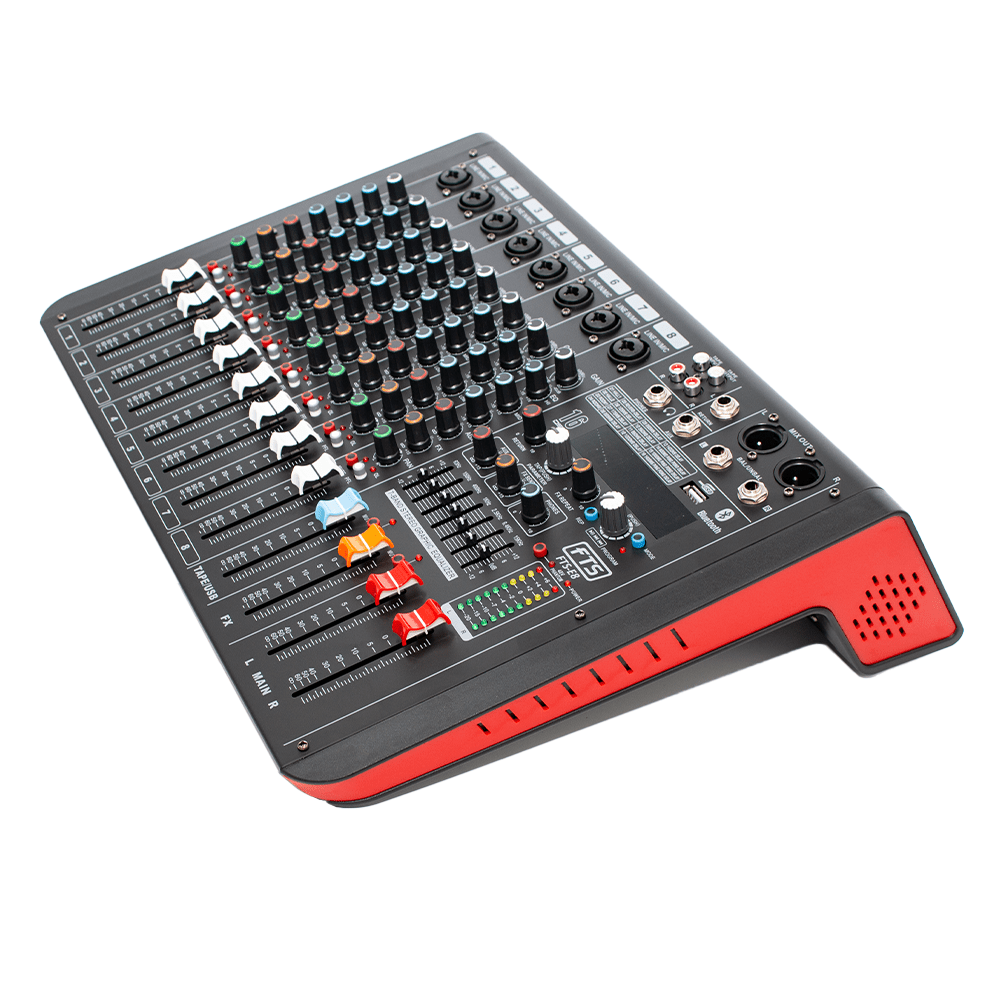 FTS 8-Channel Mixer [E8 MKII] – Professional Sound Control - Fastrak