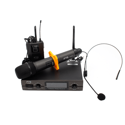FTS Handheld/Lapel/Headset Wireless Microphones [FTS KU300] - Fastrak