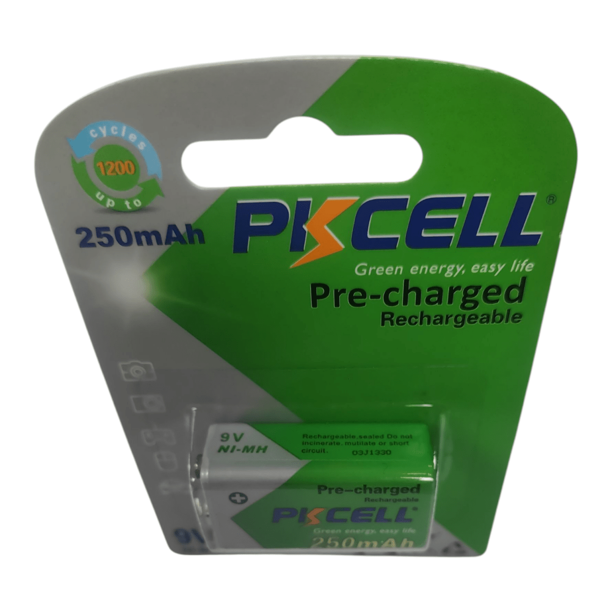 9V 250mAh - 1B 9V R Battery Ni - MH - Fastrak