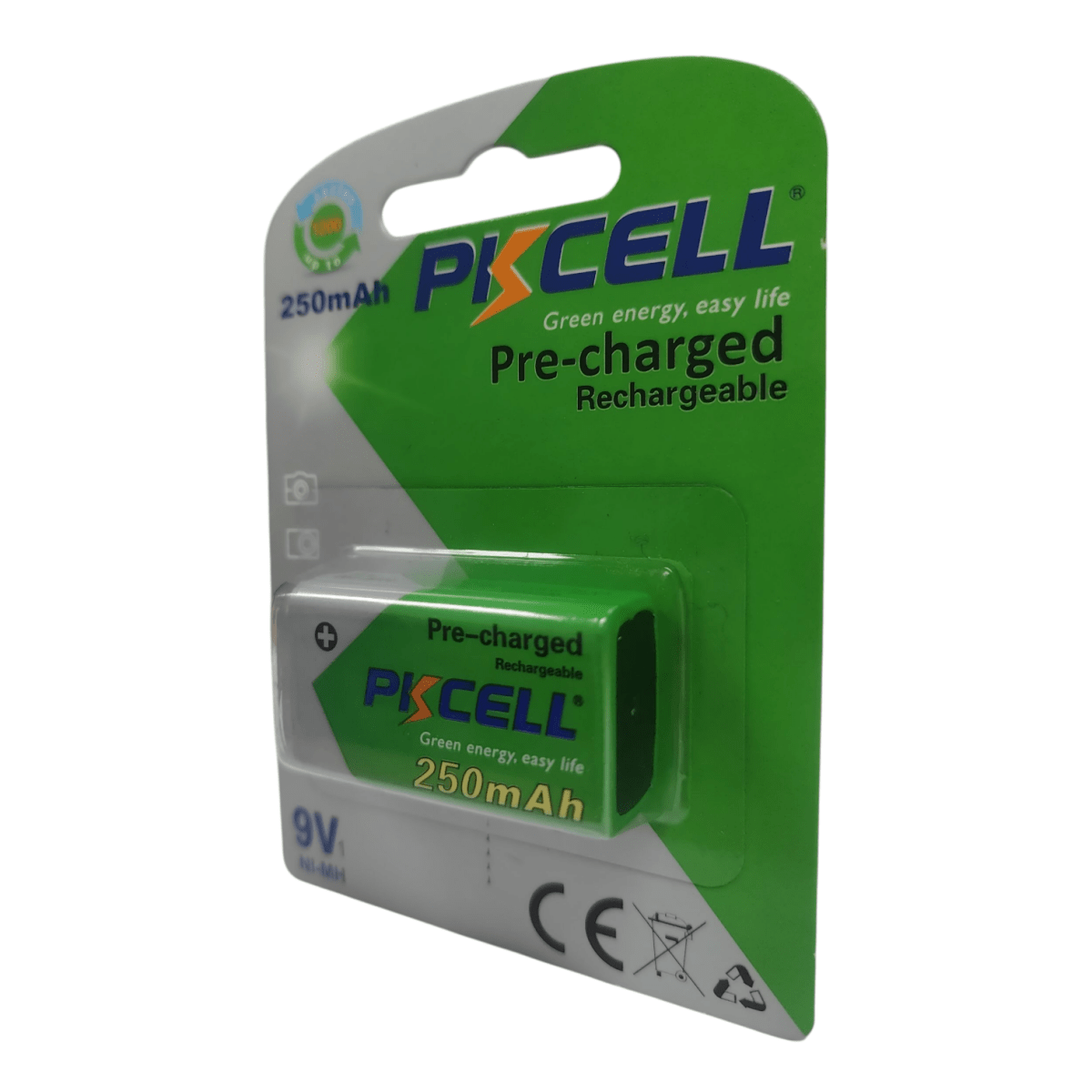 9V 250mAh - 1B 9V R Battery Ni - MH - Fastrak