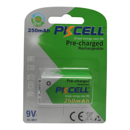 9V 250mAh - 1B 9V R Battery Ni - MH - Fastrak