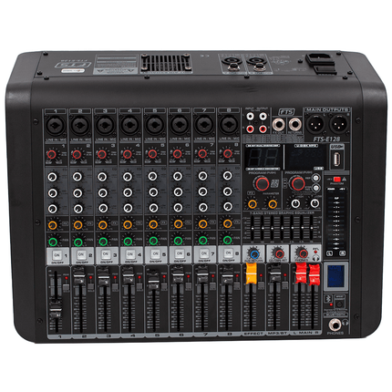 FTS 8 Channel 170W Powered Mixer [E128] - Fastrak