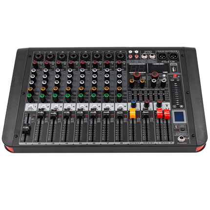 FTS 8 Channel 170W Powered Mixer [E128] - Fastrak