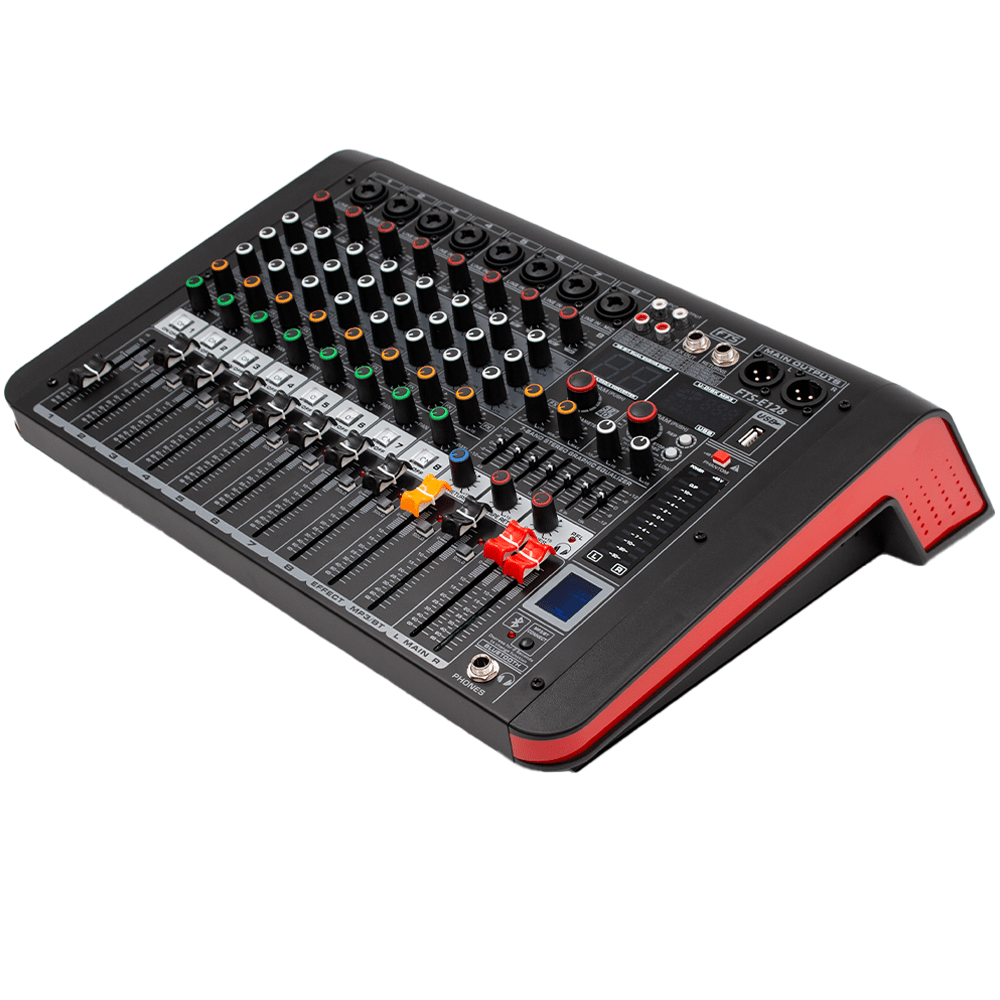 FTS 8 Channel 170W Powered Mixer [E128] - Fastrak