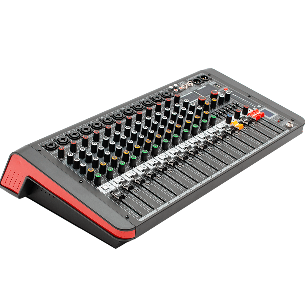 FTS 12CH 850WX2 Mixer With BT Player [E112] - Fastrak