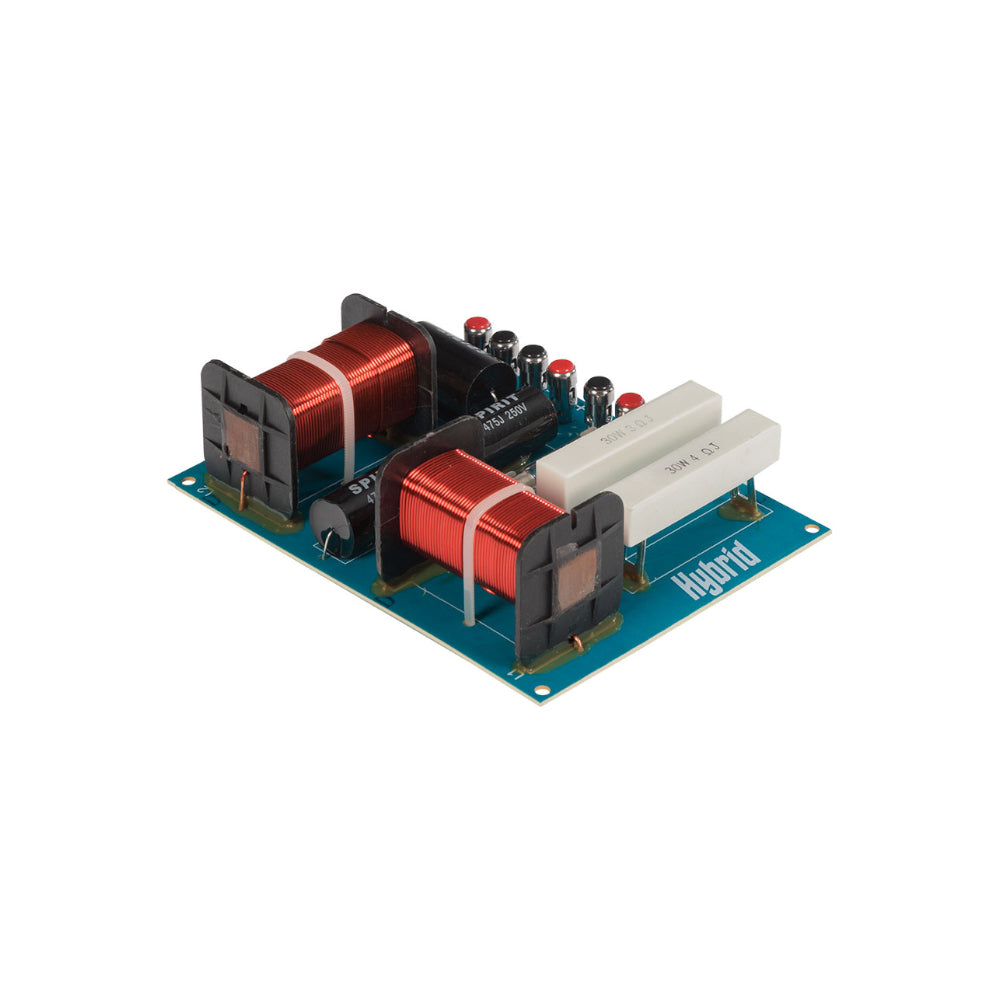 Hybrid X2-1800-400 Hybrid 2 Way X-Over, 1800Hz, 400 Watt, LF:12dB/Oct, HF:12dB/Oct