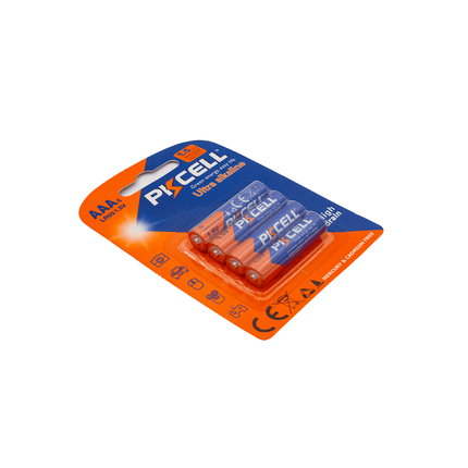 PKCell AAA size ultra - Alkaline battery [LR03 - 4B (N)] - Fastrak