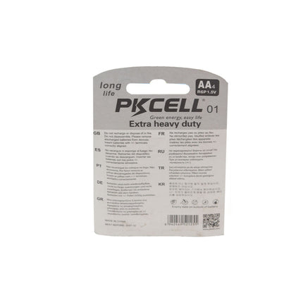 PKCell Extra heavy duty AA battery [R6P - 4B (N)] - Fastrak