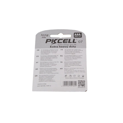 PKCell AAA Extra heavy - duty battery [R03P - 2B (N)] - Fastrak