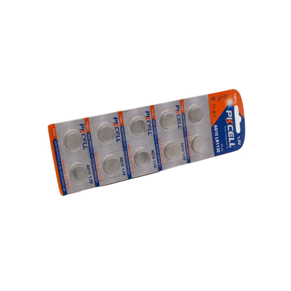 AG13/LR44 1.5V, 0 Hg, 145mAh Battery - Fastrak