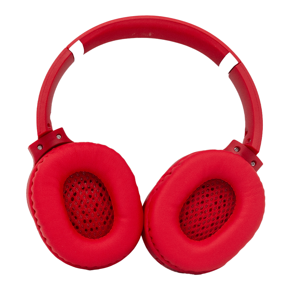 FTS Over - Ear Wireless Headphones (Red) [FTS KD21] - Fastrak