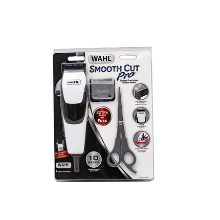 Wahl Pro Smooth Cut Pro 10 Piece Hair Clipper Kit - Fastrak