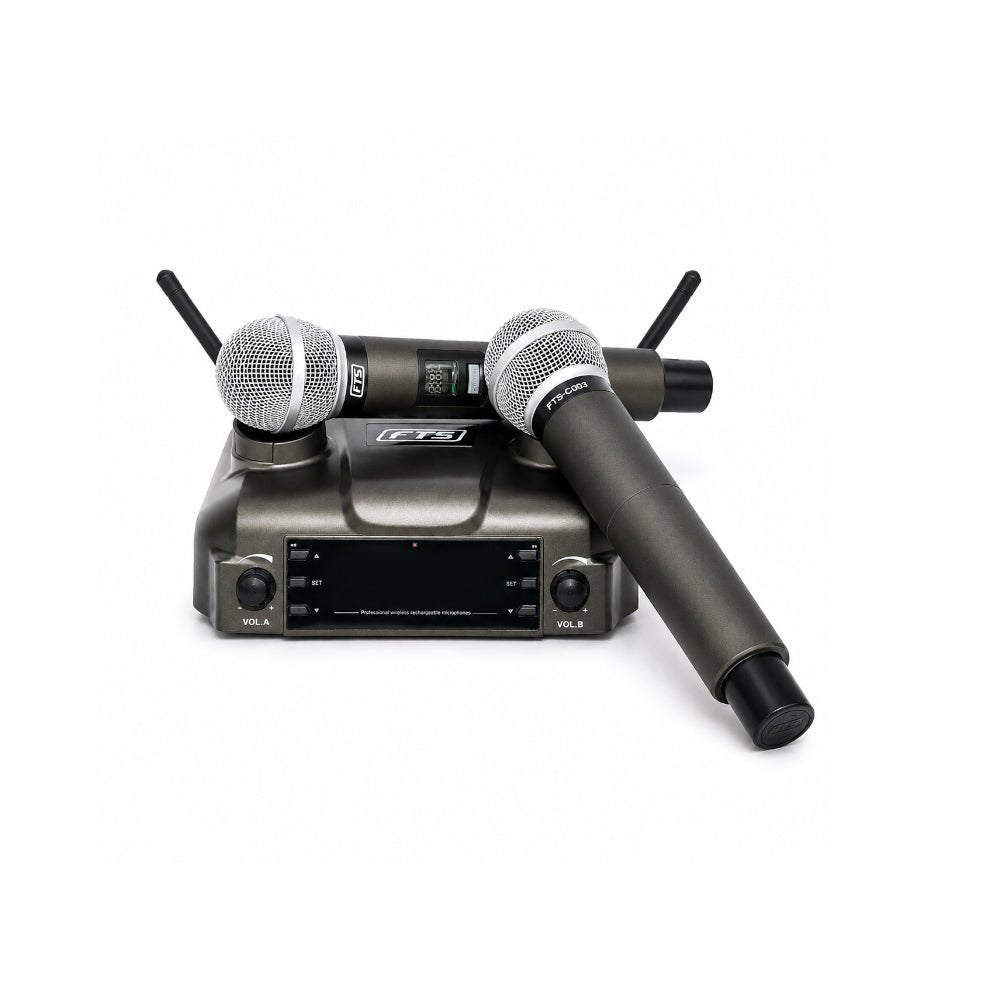 FTS Dual Handheld Wireless Microphones [CD02] - Fastrak