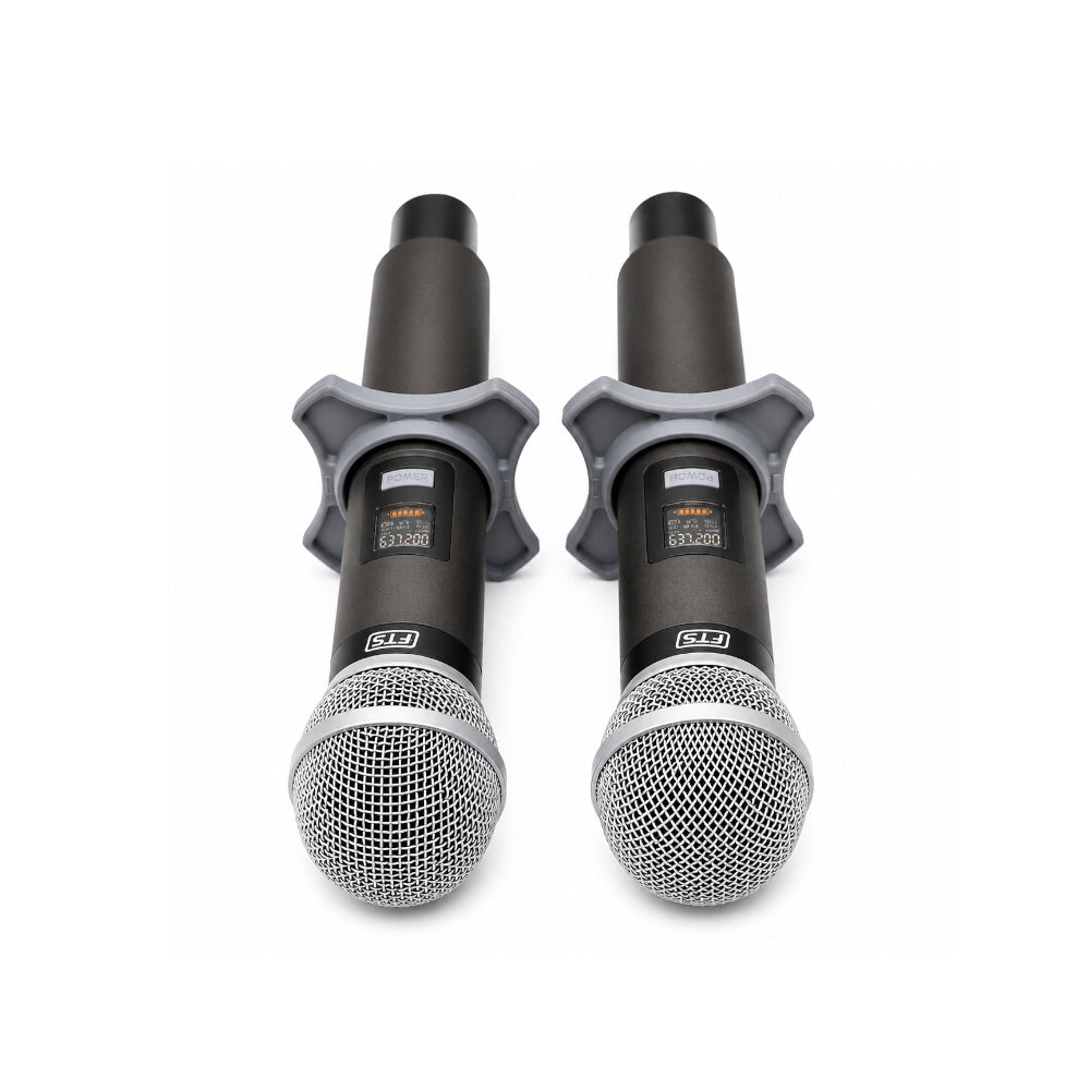 FTS Dual Handheld Wireless Microphones [CD02] - Fastrak